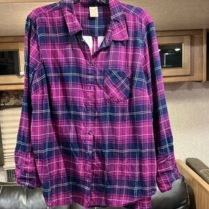 Women’s Plaid Shirt size 2X